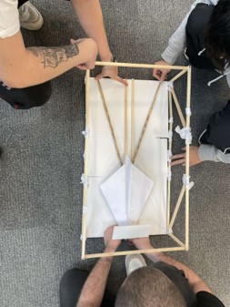 the GEV during testing with the launcher