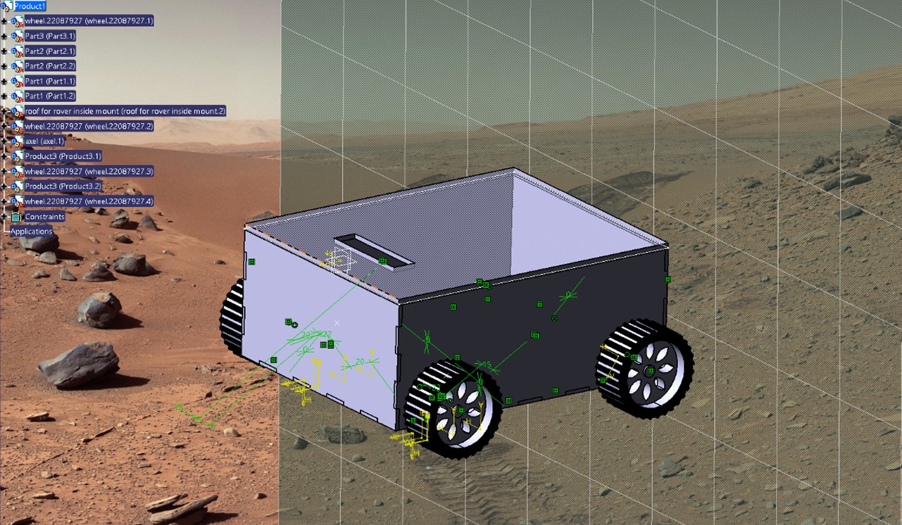 Imars rover cad model